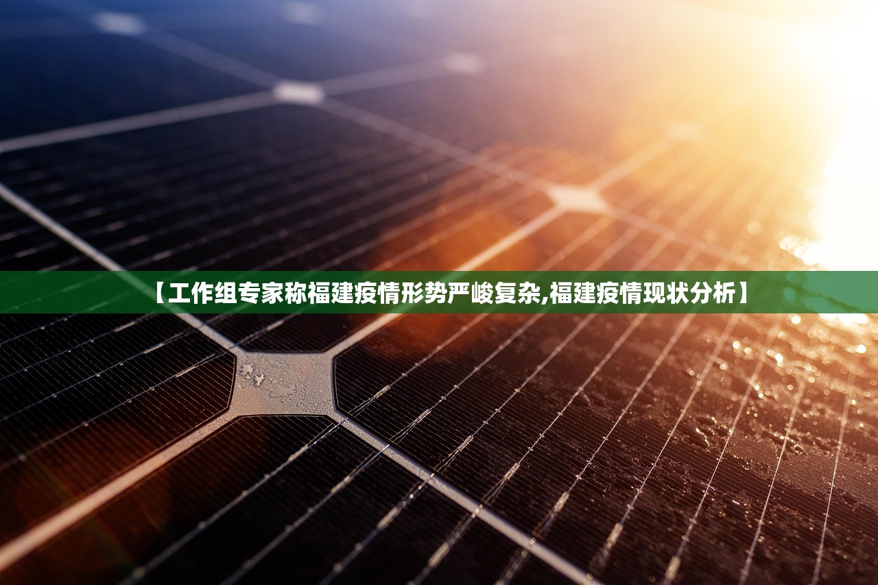 【工作组专家称福建疫情形势严峻复杂,福建疫情现状分析】