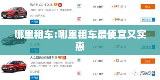 哪里租车:哪里租车最便宜又实惠