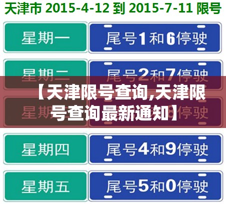 【天津限号查询,天津限号查询最新通知】 【天津限号查询,天津限号查询最新通知】