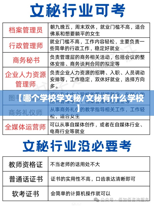 【哪个学校学文秘/文秘有什么学校】 【哪个学校学文秘/文秘有什么学校】