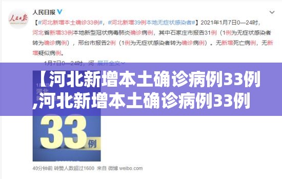 【河北新增本土确诊病例33例,河北新增本土确诊病例33例是哪里的】