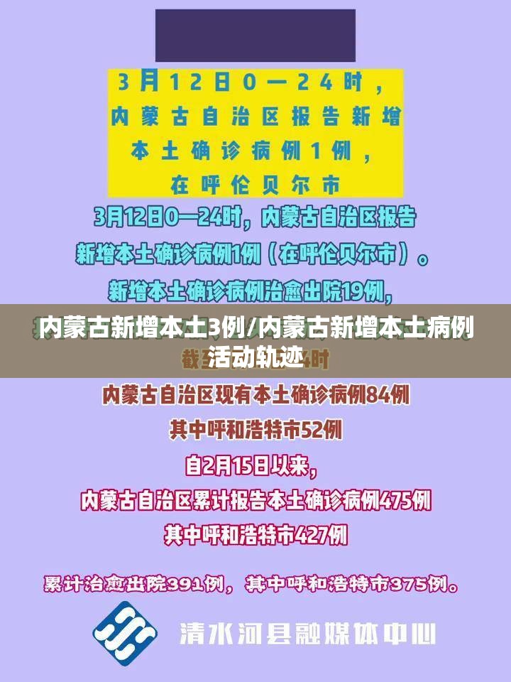 内蒙古新增本土3例/内蒙古新增本土病例活动轨迹 内蒙古新增本土3例/内蒙古新增本土病例活动轨迹