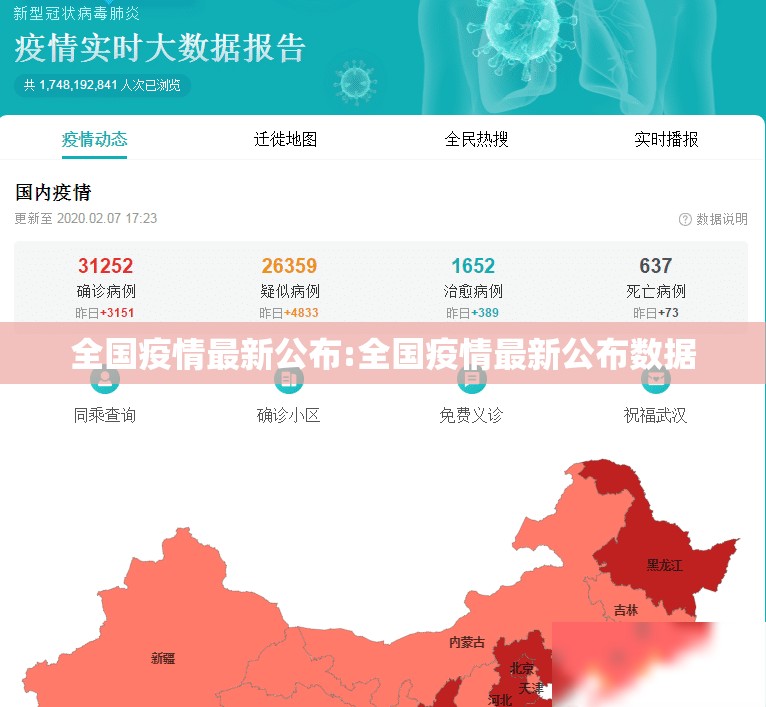 全国疫情最新公布:全国疫情最新公布数据
