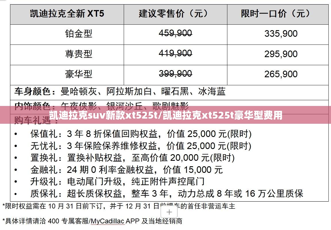 凯迪拉克suv新款xt525t/凯迪拉克xt525t豪华型费用 凯迪拉克suv新款xt525t/凯迪拉克xt525t豪华型费用