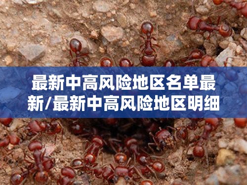 最新中高风险地区名单最新/最新中高风险地区明细 最新中高风险地区名单最新/最新中高风险地区明细