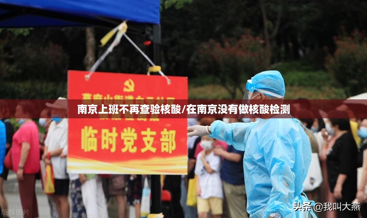 南京上班不再查验核酸/在南京没有做核酸检测
