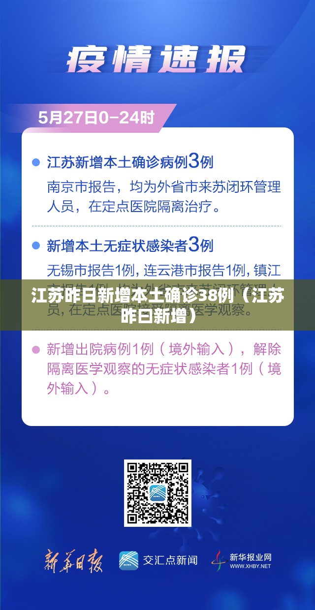 江苏昨日新增本土确诊38例（江苏昨曰新增）