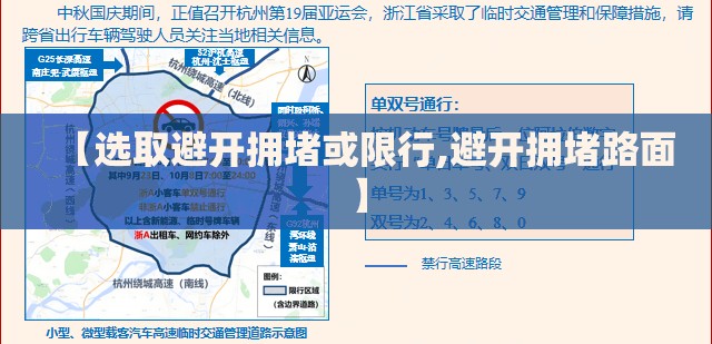 【选取避开拥堵或限行,避开拥堵路面】