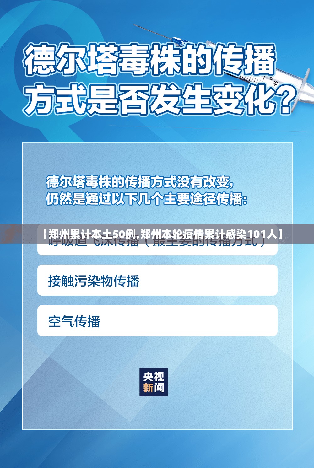 【郑州累计本土50例,郑州本轮疫情累计感染101人】 【郑州累计本土50例,郑州本轮疫情累计感染101人】