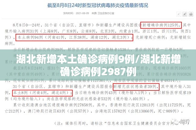 湖北新增本土确诊病例9例/湖北新增确诊病例2987例 湖北新增本土确诊病例9例/湖北新增确诊病例2987例