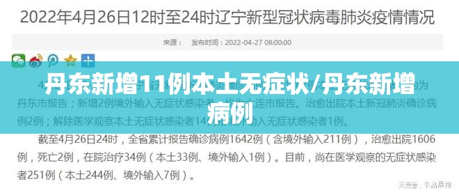 丹东新增11例本土无症状/丹东新增病例