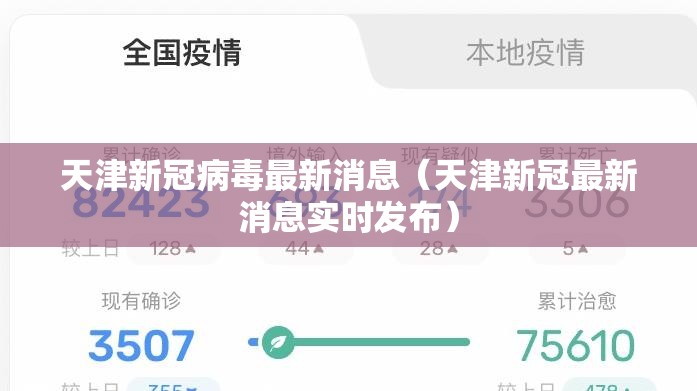 天津新冠病毒最新消息(天津新冠最新消息实时发布) 天津新冠病毒最新消息(天津新冠最新消息实时发布)