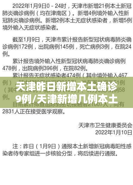 天津昨日新增本土确诊9例/天津新增几例本土确诊病例 天津昨日新增本土确诊9例/天津新增几例本土确诊病例