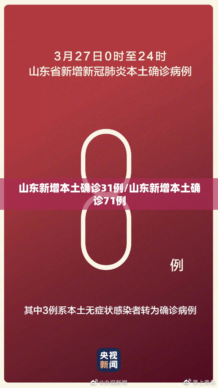 山东新增本土确诊31例/山东新增本土确诊71例 山东新增本土确诊31例/山东新增本土确诊71例