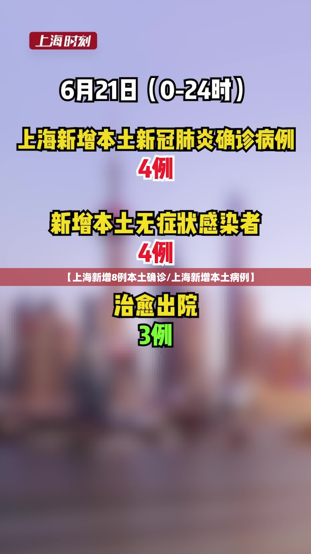 【上海新增8例本土确诊/上海新增本土病例】