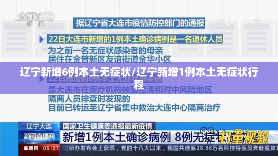 辽宁新增6例本土无症状/辽宁新增1例本土无症状行程