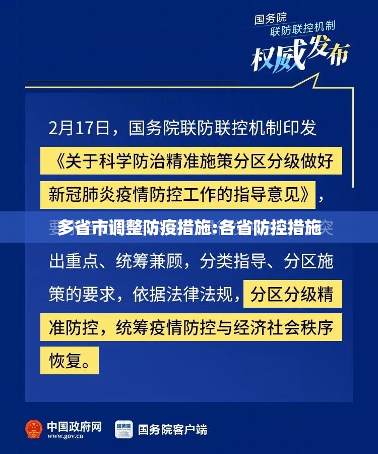 多省市调整防疫措施:各省防控措施 多省市调整防疫措施:各省防控措施