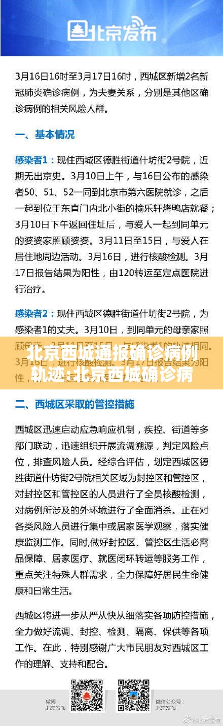 北京西城通报确诊病例轨迹:北京西城确诊病例行动轨迹 北京西城通报确诊病例轨迹:北京西城确诊病例行动轨迹