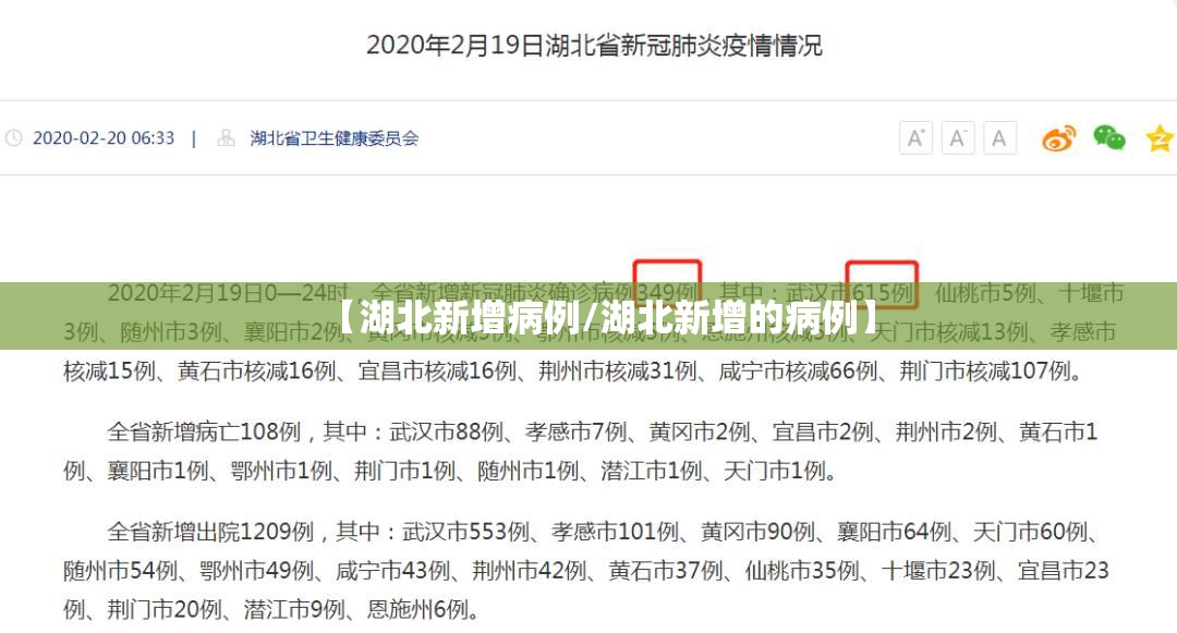 【湖北新增病例/湖北新增的病例】 【湖北新增病例/湖北新增的病例】
