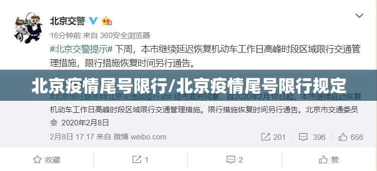 北京疫情尾号限行/北京疫情尾号限行规定 北京疫情尾号限行/北京疫情尾号限行规定