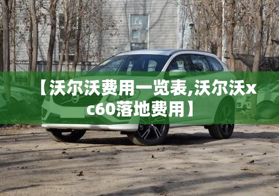 【沃尔沃费用一览表,沃尔沃xc60落地费用】