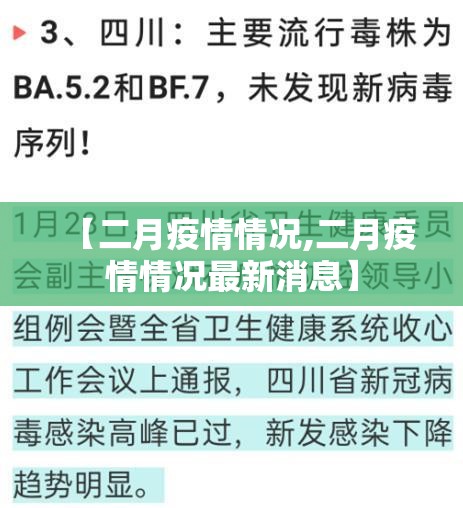 【二月疫情情况,二月疫情情况最新消息】 【二月疫情情况,二月疫情情况最新消息】