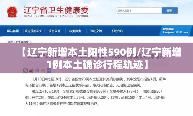 【辽宁新增本土阳性590例/辽宁新增1例本土确诊行程轨迹】 【辽宁新增本土阳性590例/辽宁新增1例本土确诊行程轨迹】