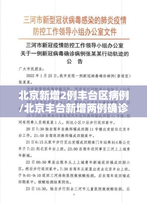 北京新增2例丰台区病例/北京丰台新增两例确诊病例