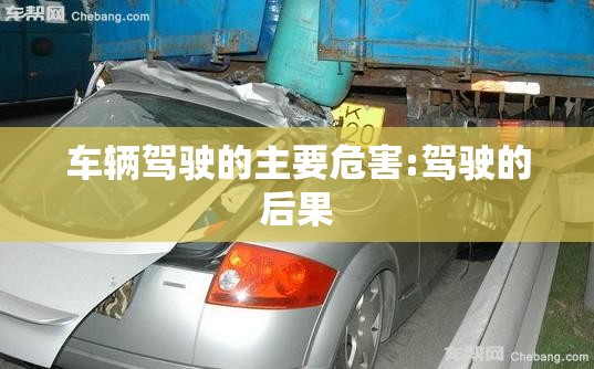 车辆驾驶的主要危害:驾驶的后果