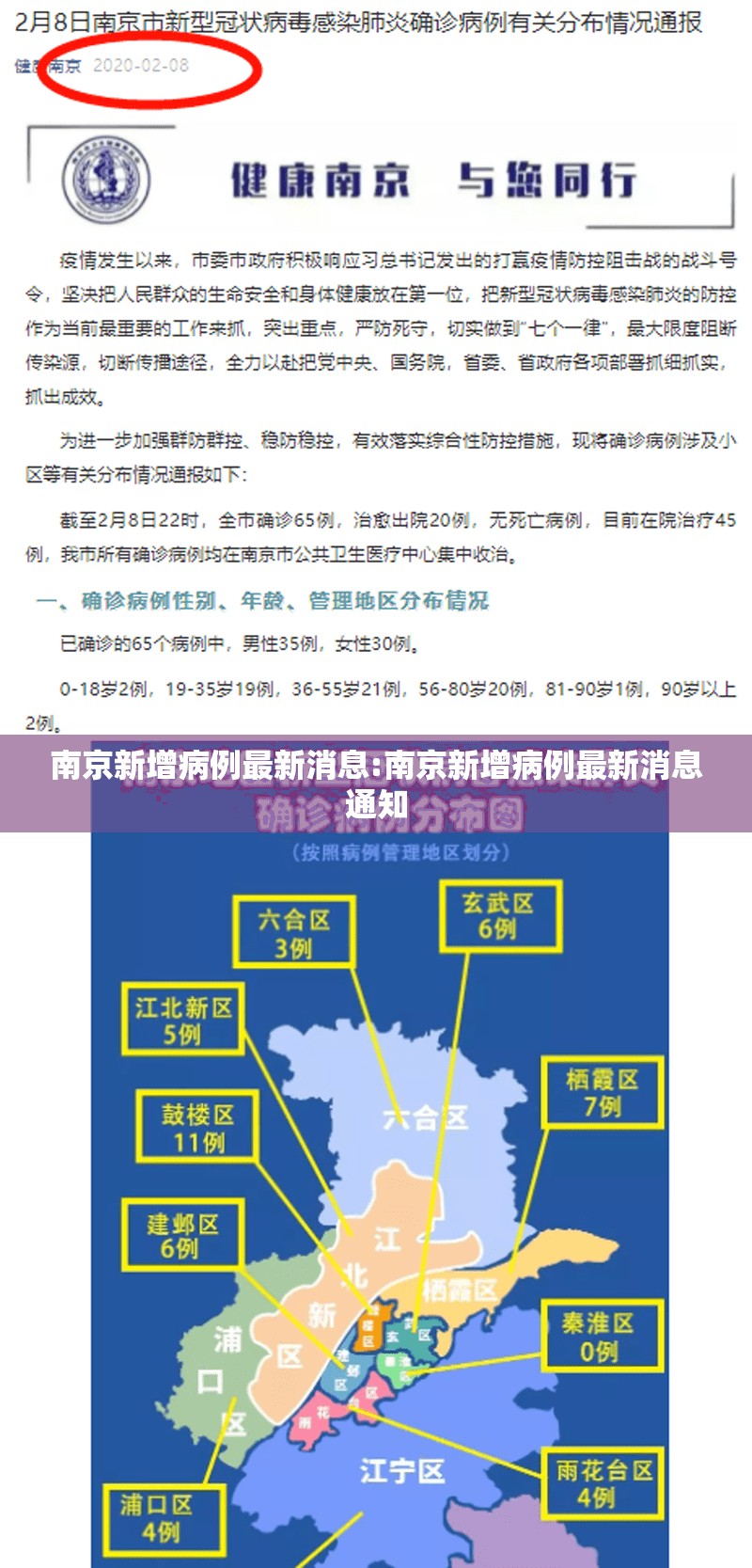 南京新增病例最新消息:南京新增病例最新消息通知