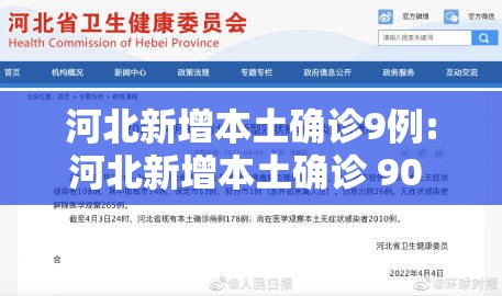 河北新增本土确诊9例:河北新增本土确诊 90 例