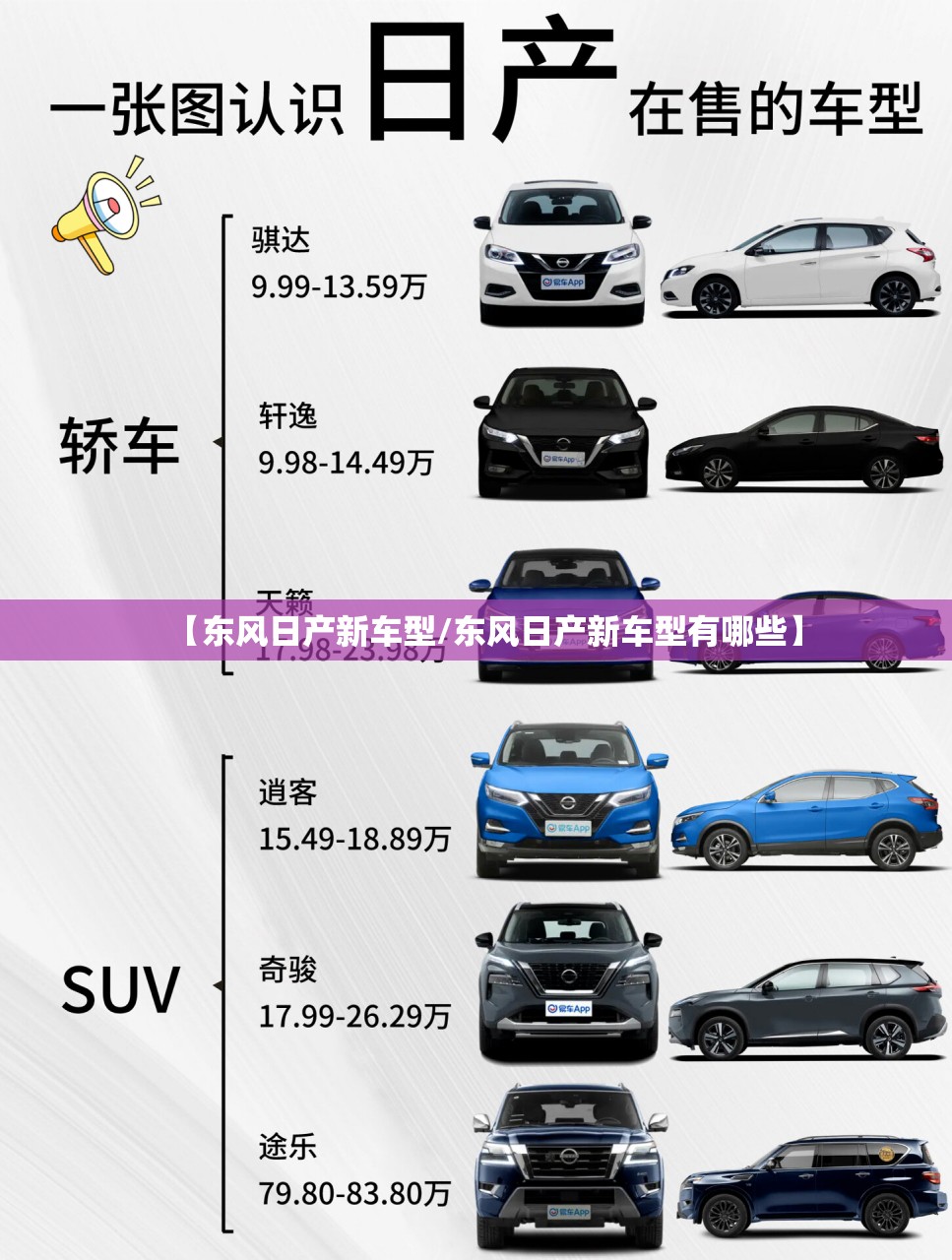 【东风日产新车型/东风日产新车型有哪些】