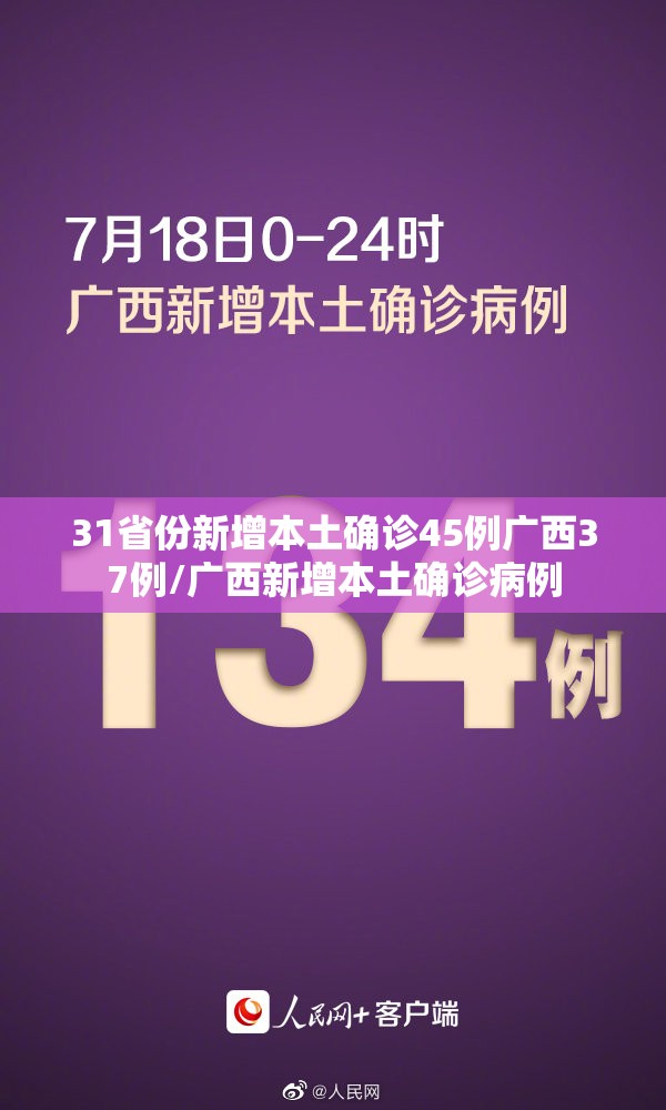 31省份新增本土确诊45例广西37例/广西新增本土确诊病例