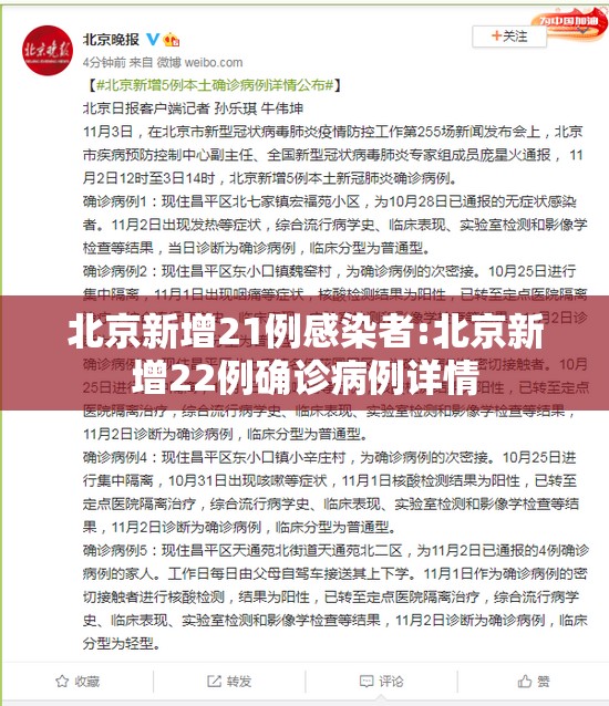 北京新增21例感染者:北京新增22例确诊病例详情