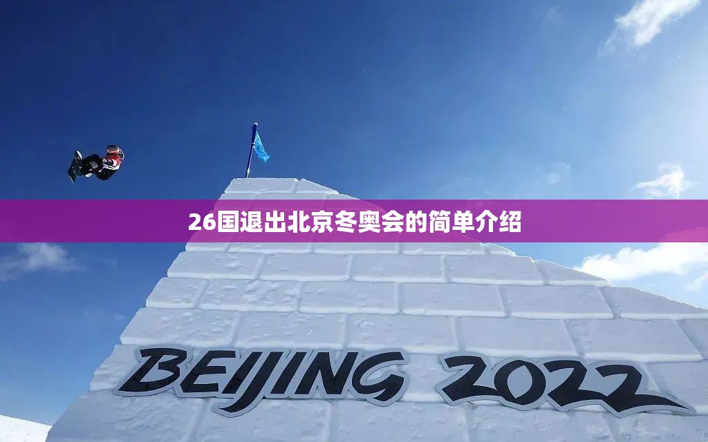 26国退出北京冬奥会的简单介绍