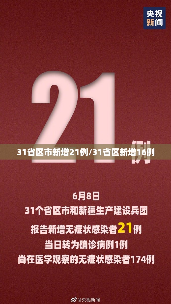 31省区市新增21例/31省区新增16例