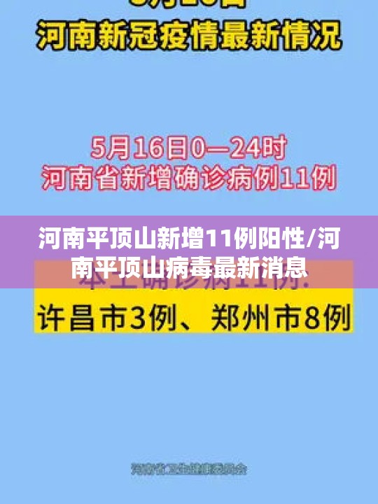 河南平顶山新增11例阳性/河南平顶山病毒最新消息