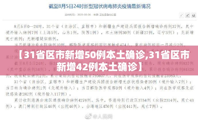 【31省区市新增50例本土确诊,31省区市新增42例本土确诊】