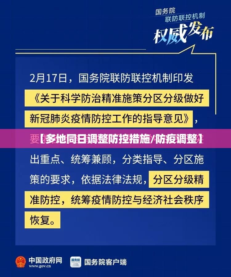 【多地同日调整防控措施/防疫调整】 【多地同日调整防控措施/防疫调整】