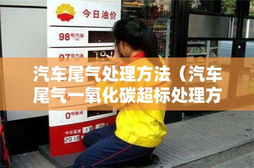 汽车尾气处理方法(汽车尾气一氧化碳超标处理方法) 汽车尾气处理方法(汽车尾气一氧化碳超标处理方法)