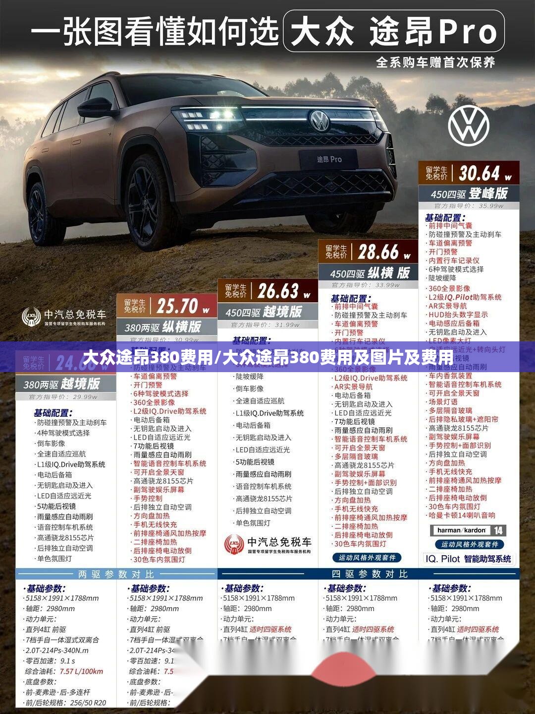 大众途昂380费用/大众途昂380费用及图片及费用 大众途昂380费用/大众途昂380费用及图片及费用