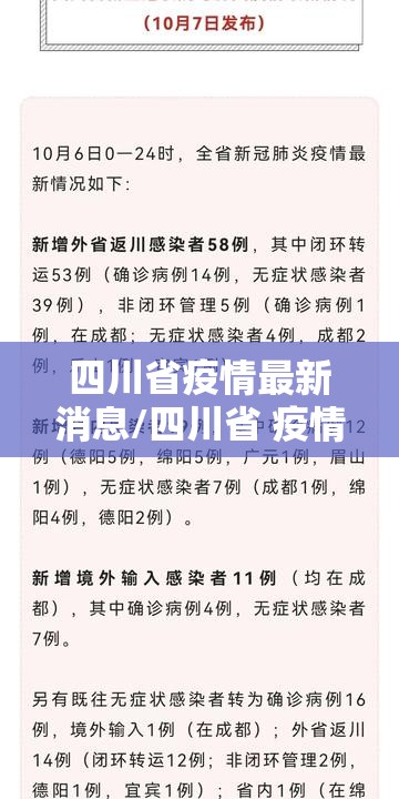 四川省疫情最新消息/四川省 疫情
