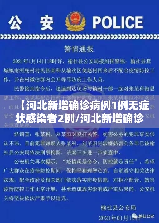 【河北新增确诊病例1例无症状感染者2例/河北新增确诊病例1例无症状感染者2例】 【河北新增确诊病例1例无症状感染者2例/河北新增确诊病例1例无症状感染者2例】
