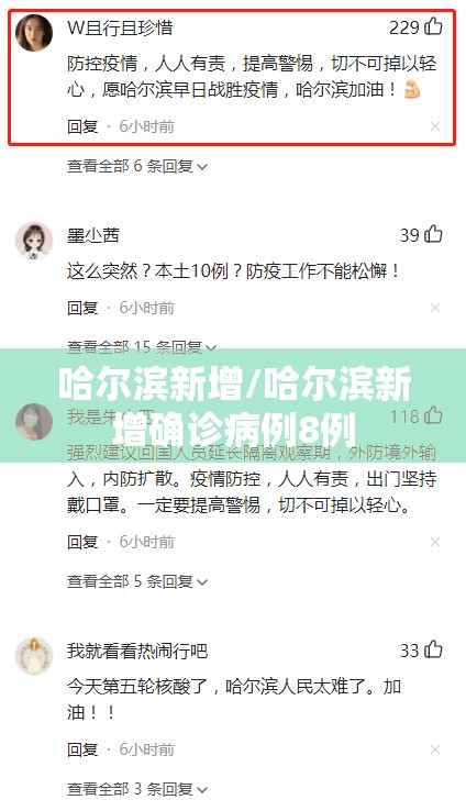 哈尔滨新增/哈尔滨新增确诊病例8例