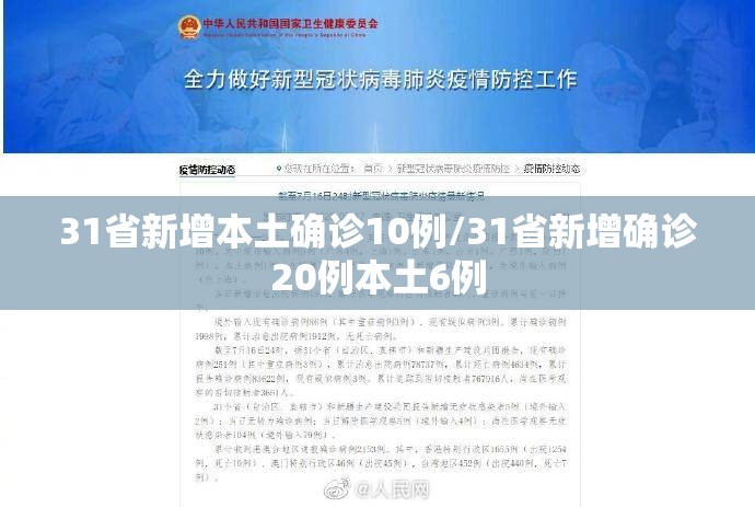 31省新增本土确诊10例/31省新增确诊20例本土6例 31省新增本土确诊10例/31省新增确诊20例本土6例
