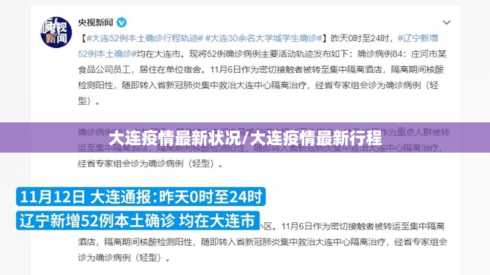 大连疫情最新状况/大连疫情最新行程
