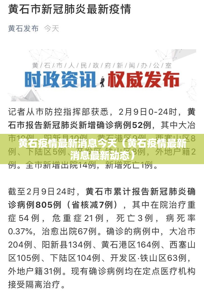 黄石疫情最新消息今天(黄石疫情最新消息最新动态) 黄石疫情最新消息今天(黄石疫情最新消息最新动态)