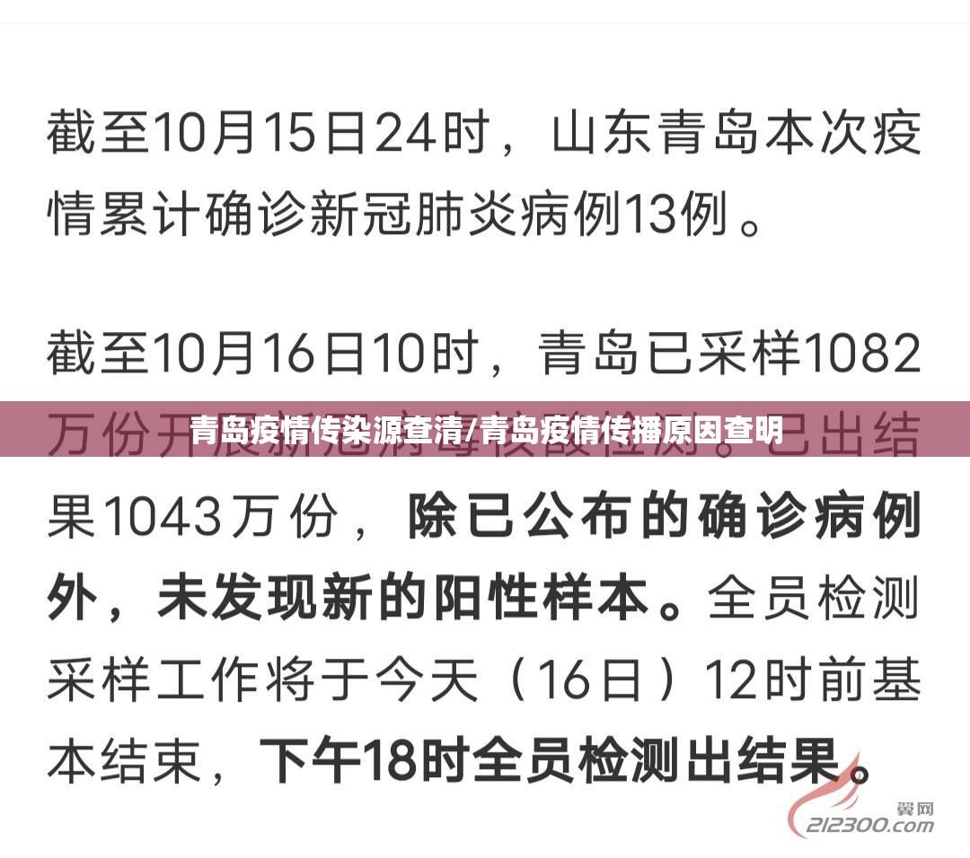青岛疫情传染源查清/青岛疫情传播原因查明 青岛疫情传染源查清/青岛疫情传播原因查明