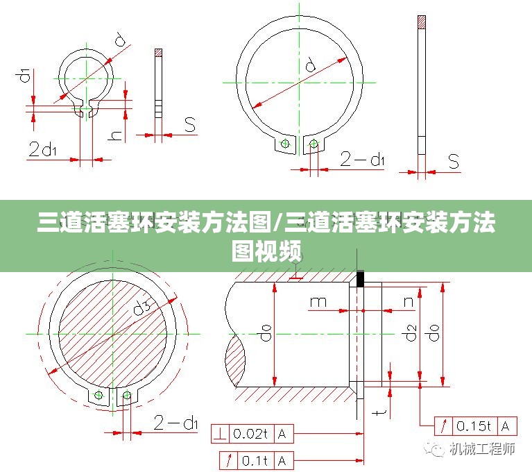 三道活塞环安装方法图/三道活塞环安装方法图视频 三道活塞环安装方法图/三道活塞环安装方法图视频
