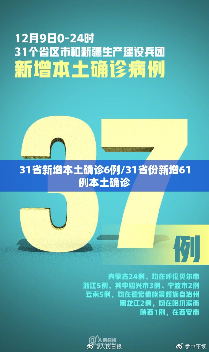 31省新增本土确诊6例/31省份新增61例本土确诊